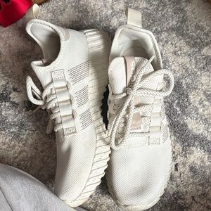Adidas Cream Textured Sneakers